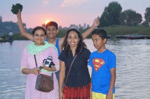 Family outing to Talakadu