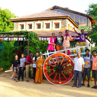 Bullock Cart Ride with Family