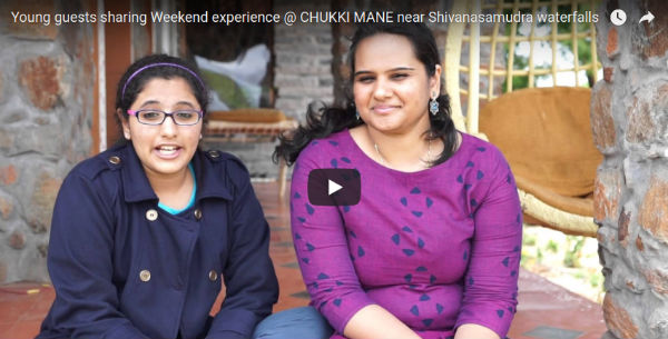 Young Guests sharing Weekend experience at Chukkimane